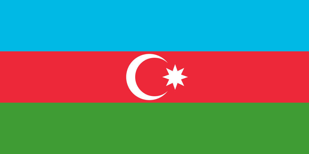 Azerbaijan Flag