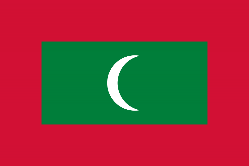 The Maldives Flag